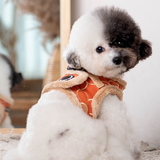 [DOGDAYS] 이태리 수제가죽줄★클래식 가죽목줄+리드줄 세트 브라운(XS~2XL) <font color=＂#0054FF＂> 각인펜던트 무료증정</font>
