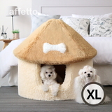 [DOGDAYS] 이태리 수제가죽줄★프리미엄 2마리 가죽리드줄 브라운 (S~L)