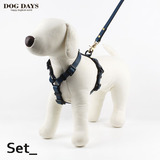[DOGDAYS] 이태리 수제가죽줄★클래식 가죽목줄+리드줄 세트 브라운(XS~2XL) <font color=＂#0054FF＂> 각인펜던트 무료증정</font>