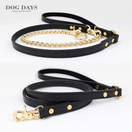 [DOGDAYS] 이태리 수제가죽줄★클래식 가죽리드줄 블랙 (S~XL)